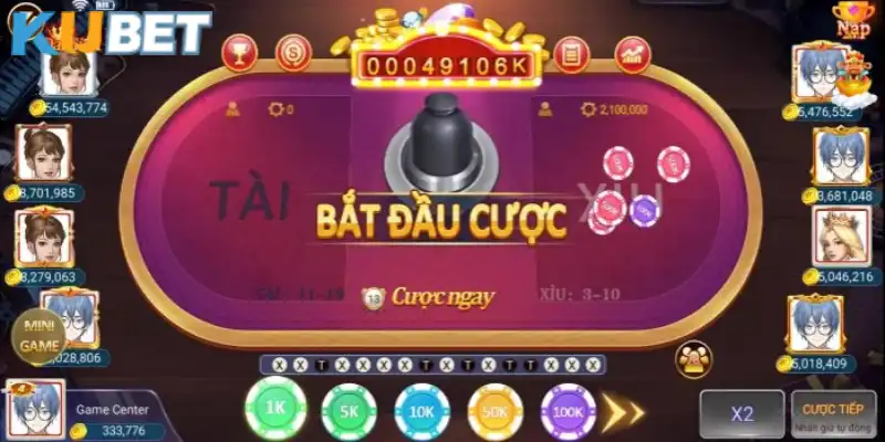 Tài Xỉu ăn tiền là game đáng chơi bậc nhất Kubet